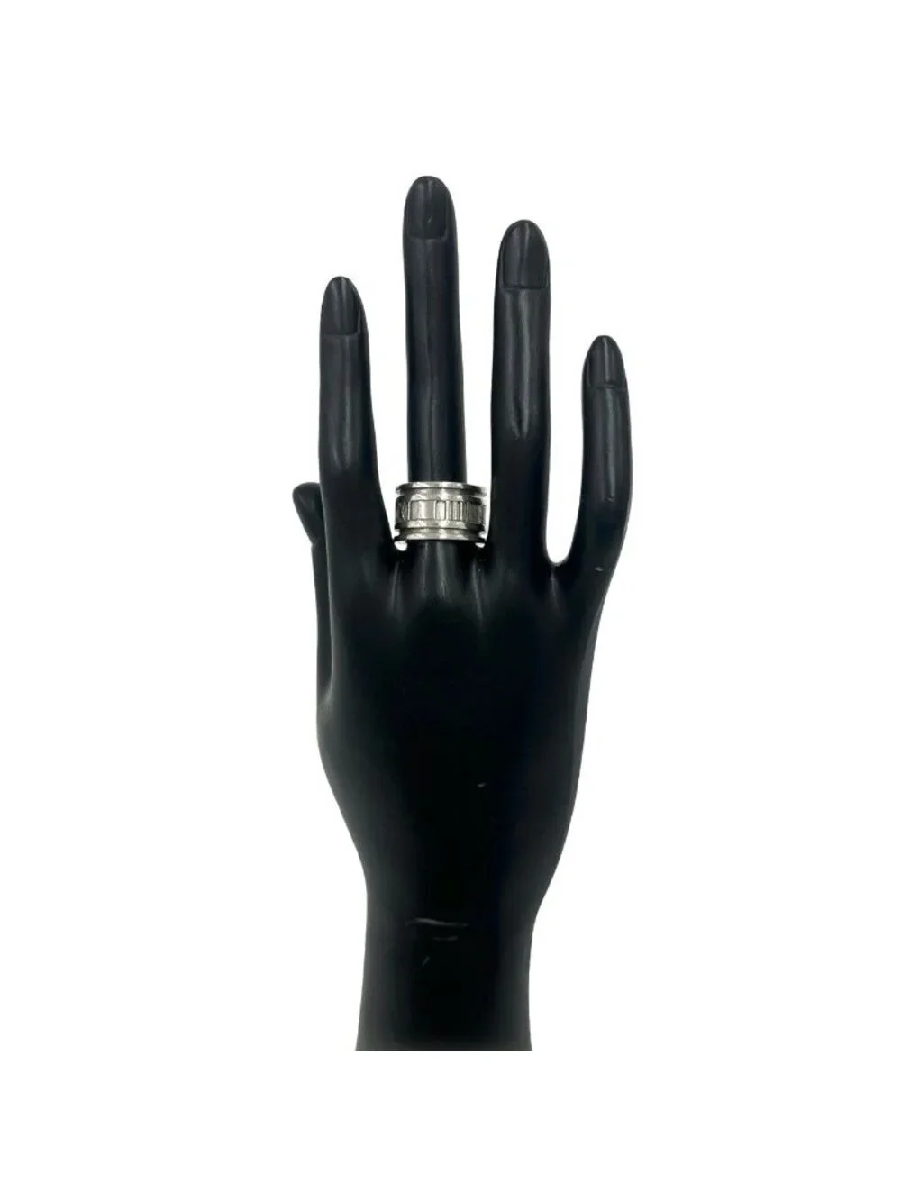 Tiffany & Co Vintage Atlas Wide Ring 925 Sterling Silver